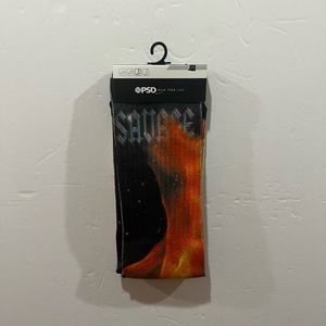 PSD Crew Socks, Savage Flames, 6-13